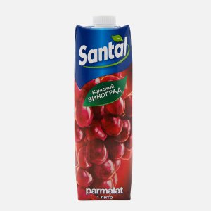 Напиток Сантал сокосодержащий Красный виноград т/п 1л
