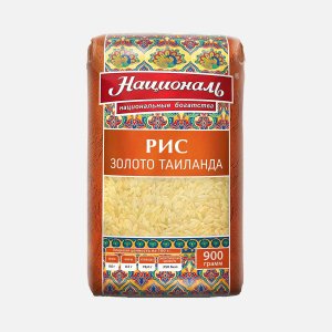 Рис Националь Золото Таиланда пл/пак 900г