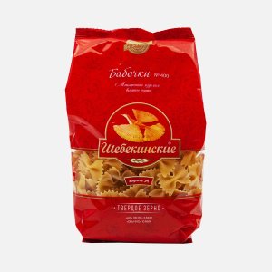 Макаронные изделия Шебекинские №400 Бабочки пл/пак 350г