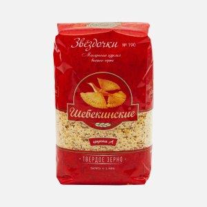 Макаронные изделия Шебекинские №190 Звездочки пл/пак 450г