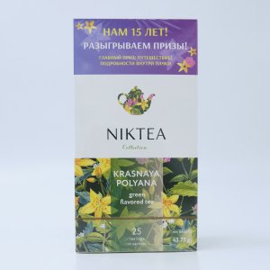 Чай Никти Красная Поляна зеленый 25пак*1,75г