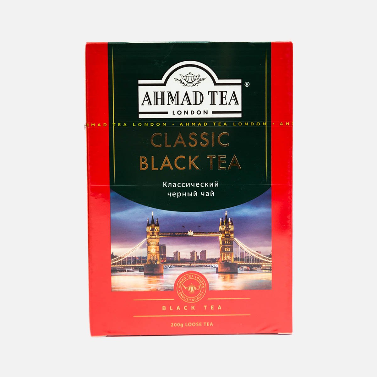 Чай Ахмад Классический черный листовой к/к 200г Чай Ахмад Классический черный листовой к/к 200г