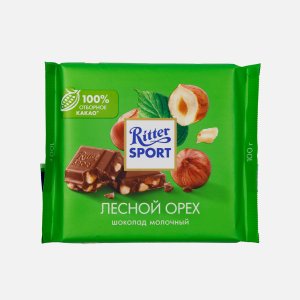 Шоколад Риттер Спорт Лесной орех молочный 100г