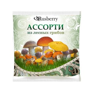 Ассорти Русберри из лесных грибов с/м пл/пак 300г