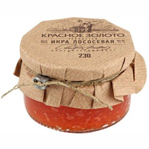 Икра Красное золото лососевая зернистая ст/б 230г