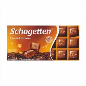 Шоколад Шогеттен Карамель Брауни молочный к/к 100г