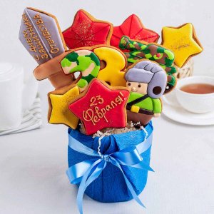 Пряник Имбирные фигурки на палочке к чаю вес