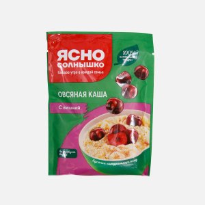 Каша Ясно солнышко овсяная с вишней пл/пак 45г