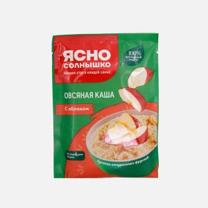 Каша Ясно солнышко овсяная с яблоком пл/пак 45г