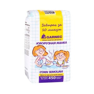 Кукурузная манка Гарнец бум/пак 450г