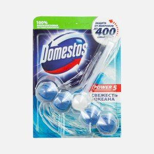 Средство Доместос Блок д/унитаза Пауэр 5 Свежесть океана 55г