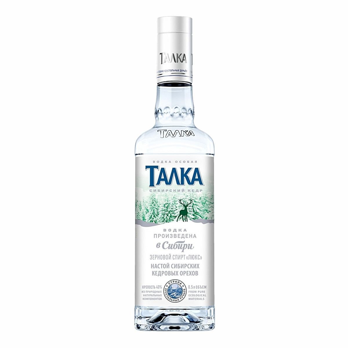 Водка Особая Талка Сибирский Кедр 40% ст/б 0,5л Водка Особая Талка Сибирский Кедр 40% ст/б 0,5л