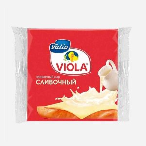 Сыр Виола плавл Сливочный нарезка 45% пл/уп 140г
