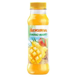 Напиток Мажитэль сывороточный с соком J-7 Ананас/Манго пл/б 270г