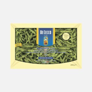 Мак. изд. Де Чекко №107 Тальятелле яичные со шпинатом пл/уп 250г