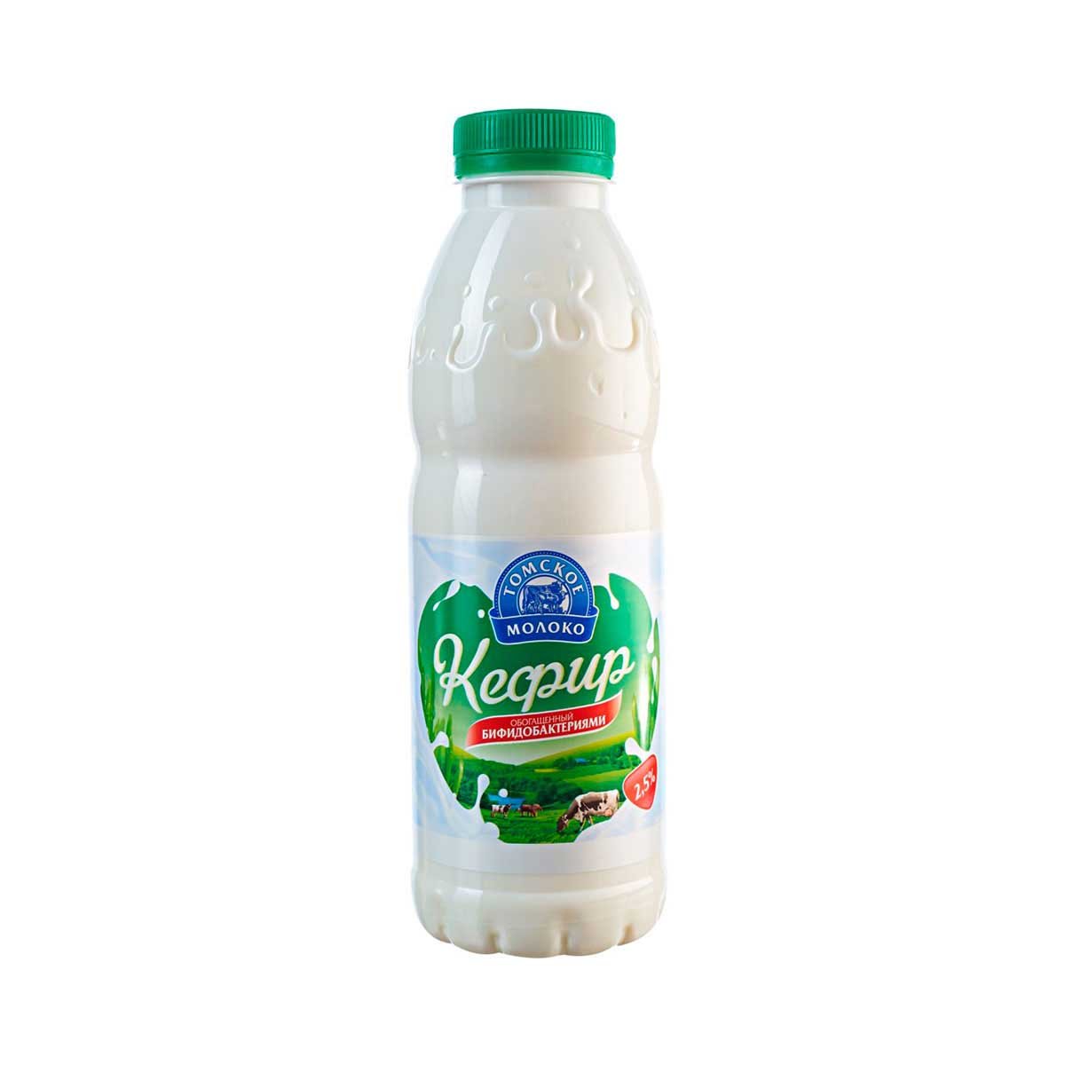 Кефир Томское молоко обогащ бифидобактериями 2.5% пл/б 500г