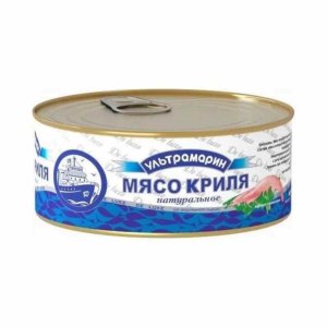 Мясо криля Ультрамарин/Аквамарин натуральное ж/б/кл 105г