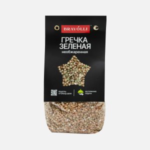 Греча Браволли зеленая 350г