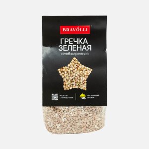 Греча Браволли зеленая 350г