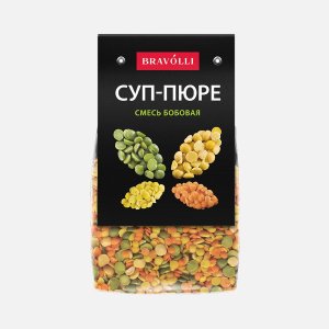 Суп-пюре Браволли Смесь бобовая 350г