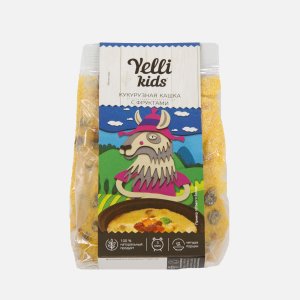 Каша Йелли кидс кукурузная с фруктами 120г