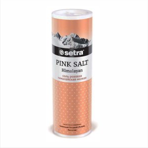 Соль Сетра розовая гималайская мелкая пл/б 250г