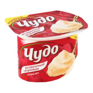 Десерт творожный Чудо Творожок взбитый со вкусом персика 5.8% 85г