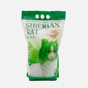Наполнитель Сибирск кошка Элита Эко д/кошач/туалет силикагель пл/уп 4л