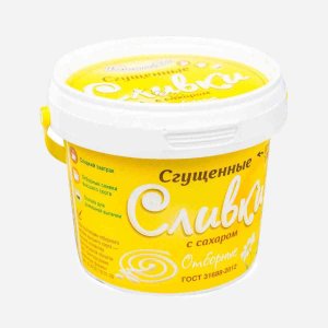 Сливки сгущ Волоконовское с сахаром ГОСТ 19% 400г