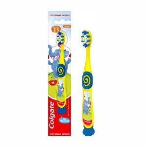 Зубная щетка Колгейт Для детей 2+ Супермягкие щетинки