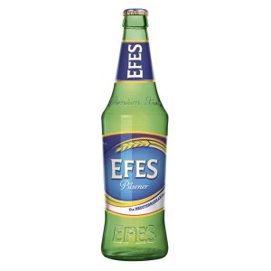 Пиво Эфес Пилсенер светлое пастеризованное 5.0% ст/б 0,45л