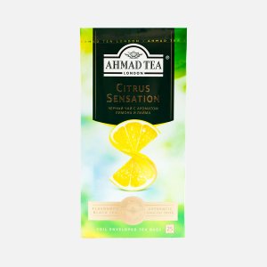 Чай Ахмад Цитрус Сенсейшн черный 25пак*2г к/к 50г
