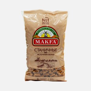 Макаронные изделия Макфа Спирали Станичные пл/пак 400г