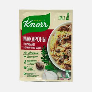 Смесь Кнорр На второе Макароны в сливочном соусе с грибами 26г