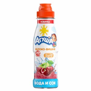 Напиток сокосодержащий Агуша Яблоко/вишня с 12мес пл/б 300мл