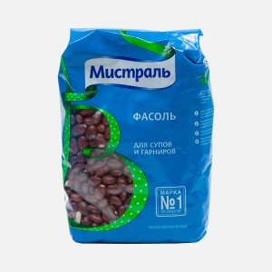 Фасоль Мистраль красная мелкая пл/уп 450г