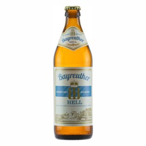Пиво Байройтер Хелл 4.9% ст/б 0,5л