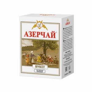Чай Азерчай Букет черный байховый кр/лист к/к 100г