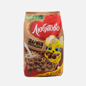 Завтрак Любятово Шарики шоколадные пл/уп 500г