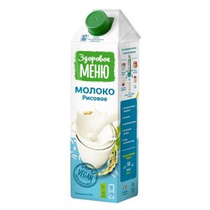 Молоко рисовое Здоровое меню 1л напиток из растительного сырья