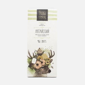 Травяной чай Травы и пчелы Алтайский пирамидки 20*1,5г 30г