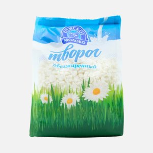 Творог Томское молоко обезжир пл/пак 500г