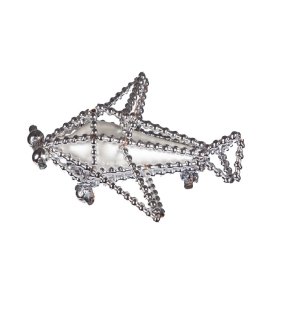 Украшение елочное Самолётик монтажный С1387