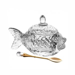 Икорница Лефард с ложкой 15х7х10см коллекция Муза стекло 355-231