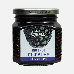 Варенье Те Густо Ежевика с яблочным соком без сахара 300г