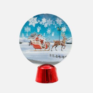 Фигурка декоративная с подсветкой Шар L9W4,5H11см 4в