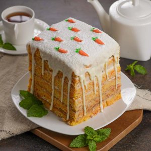 Торт Морковный с грецким орехом вес 