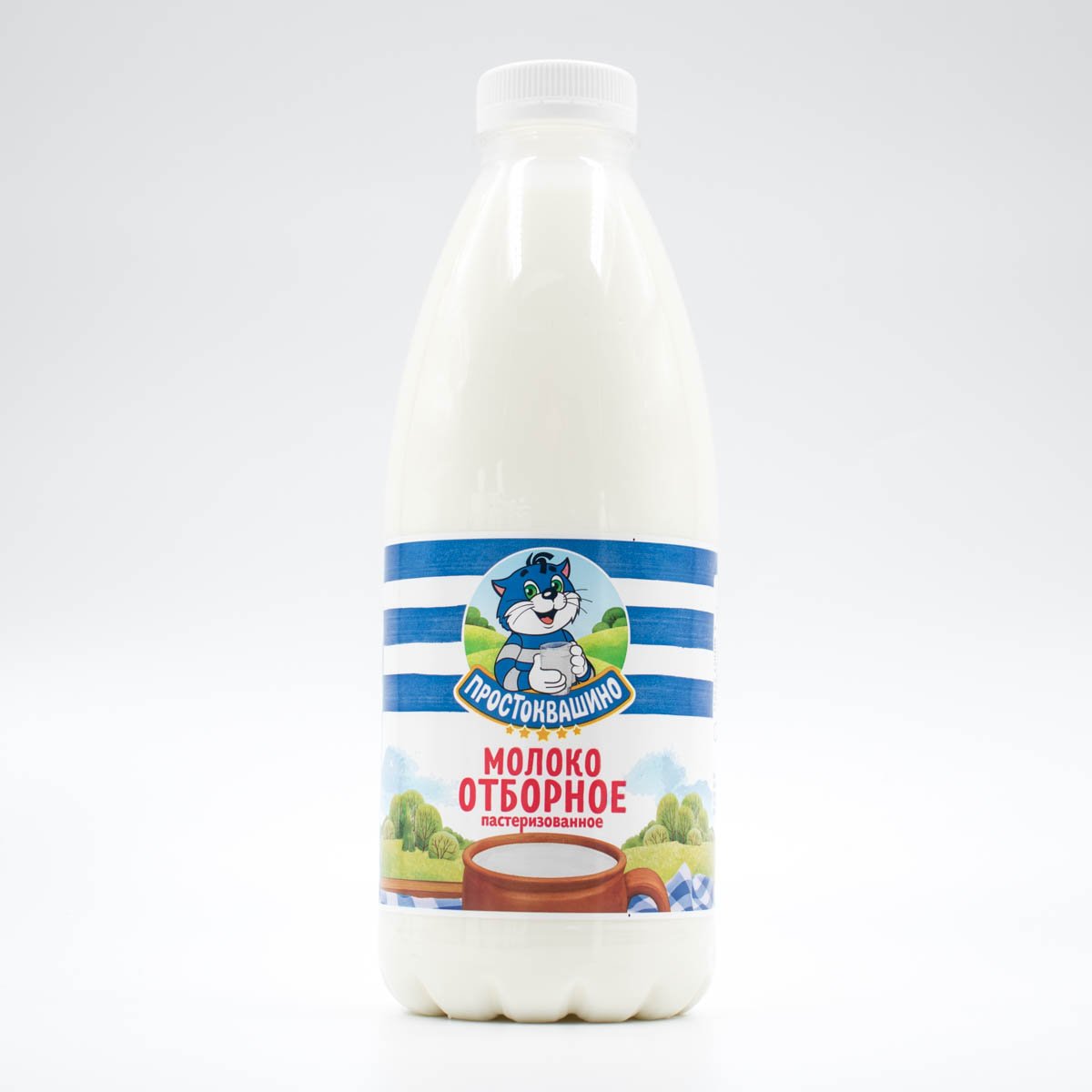 Молоко Простоквашино 3.2-6% Отборное пл/б 930г