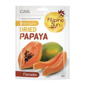 Сухофрукты Филипино Сан Плоды Папайя сушеные 100г
