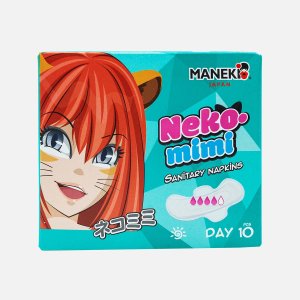 Прокладки Манеки Неко-мими дневные 10шт